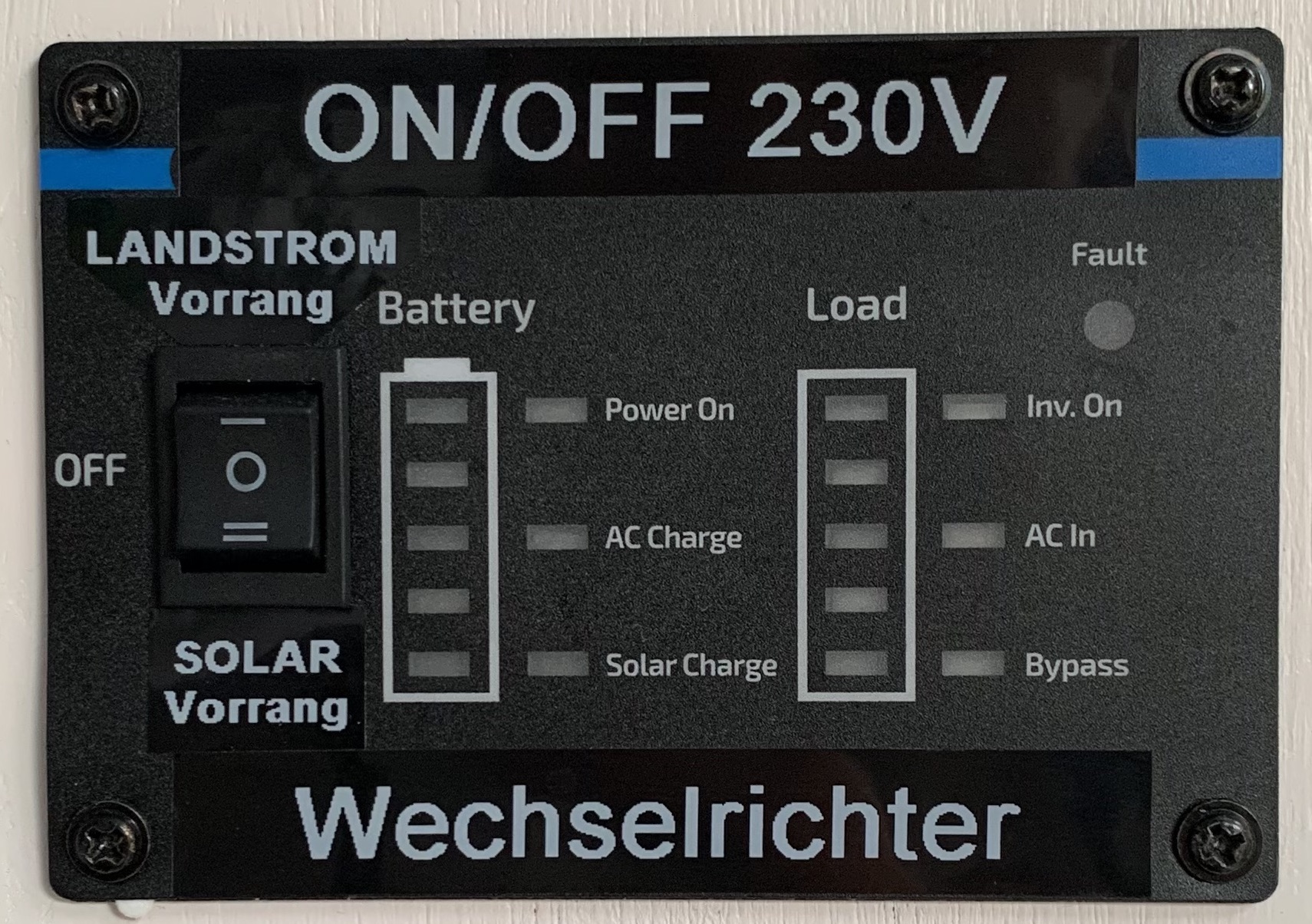 230V-Kontrollpanel